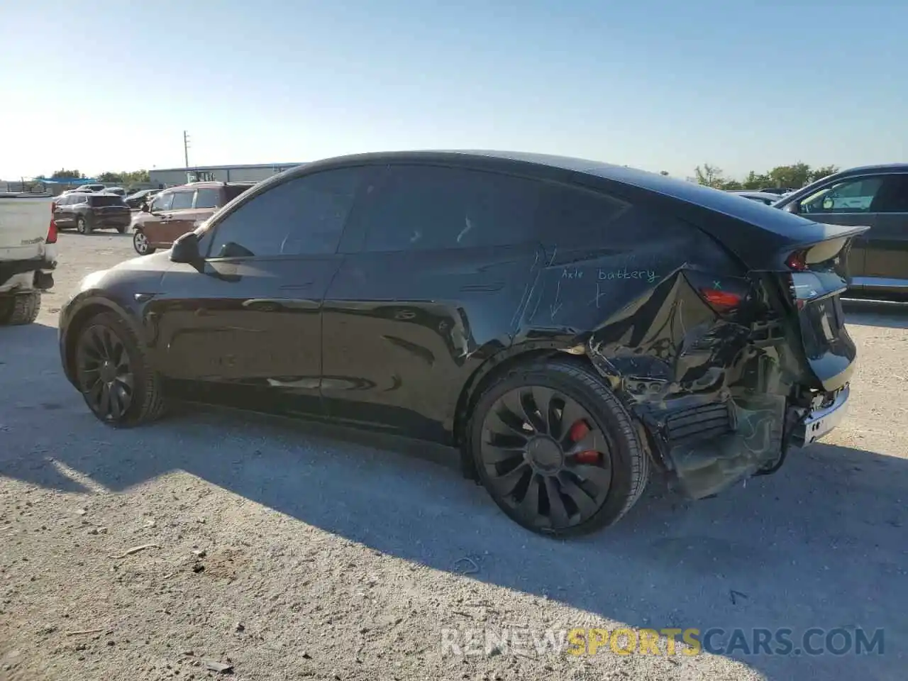 2 Photograph of a damaged car 7SAYGDEF4PF856385 TESLA MODEL Y 2023