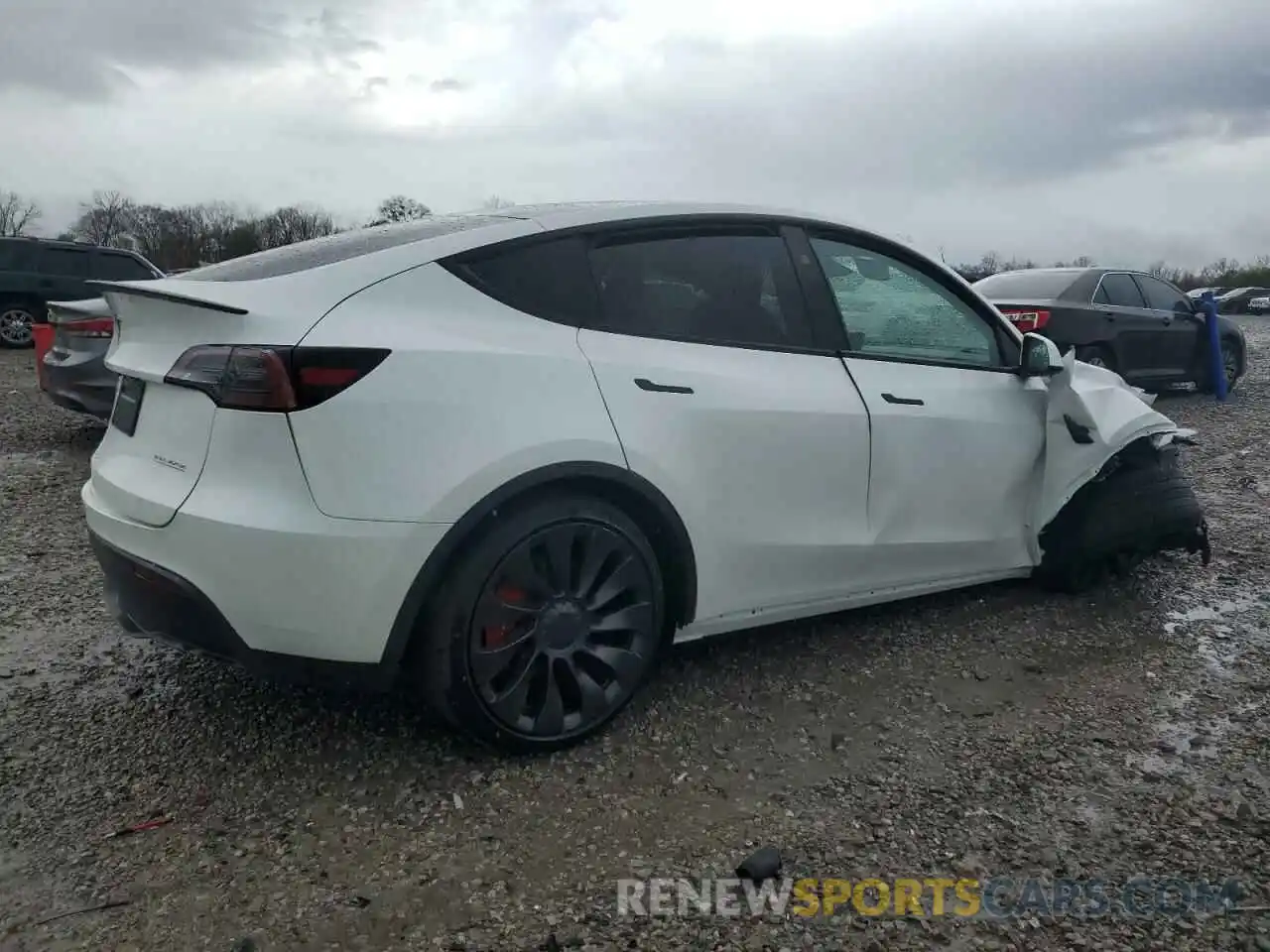 3 Фотография поврежденного автомобиля 7SAYGDEF5PF958617 TESLA MODEL Y 2023