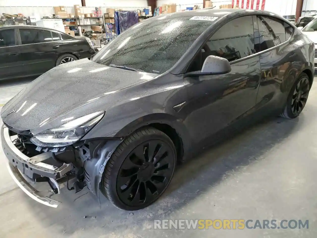 1 Photograph of a damaged car 7SAYGDEF6PF744686 TESLA MODEL Y 2023