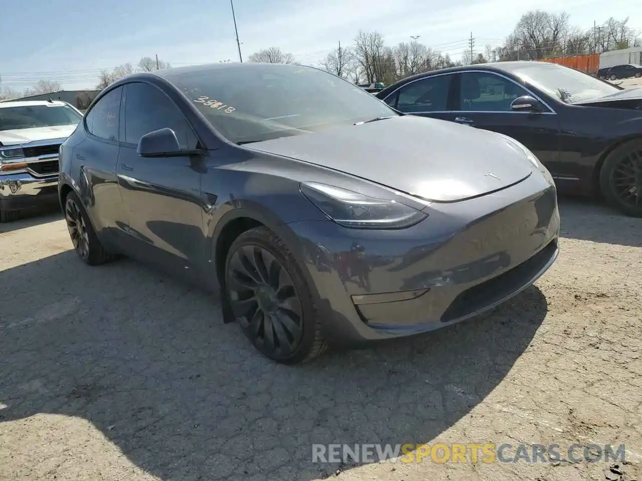 4 Фотография поврежденного автомобиля 7SAYGDEF7PF938448 TESLA MODEL Y 2023