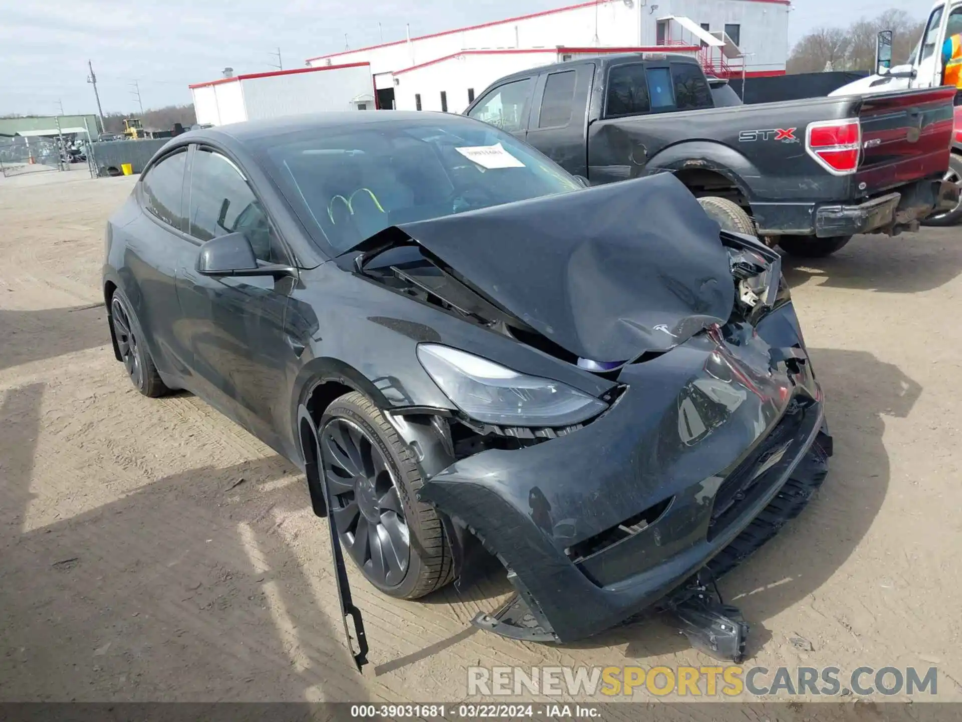 1 Photograph of a damaged car 7SAYGDEF8PF797454 TESLA MODEL Y 2023