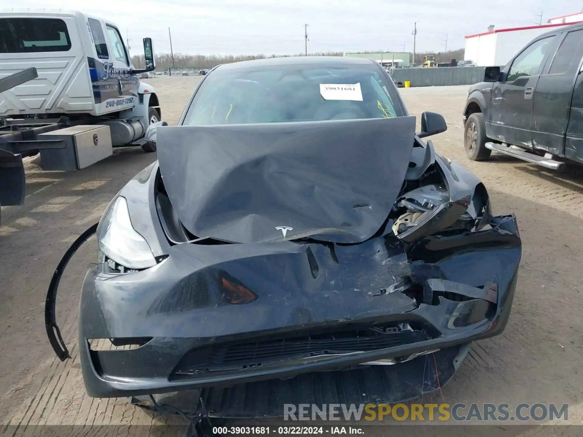 11 Photograph of a damaged car 7SAYGDEF8PF797454 TESLA MODEL Y 2023