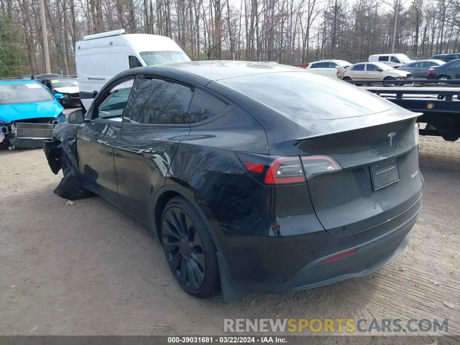 3 Photograph of a damaged car 7SAYGDEF8PF797454 TESLA MODEL Y 2023