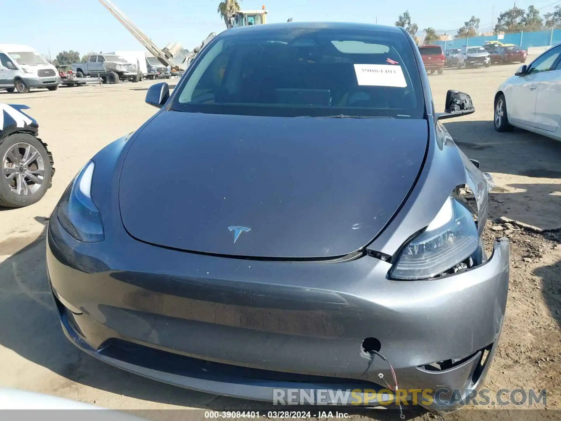 13 Photograph of a damaged car 7SAYGDEF8PF825429 TESLA MODEL Y 2023