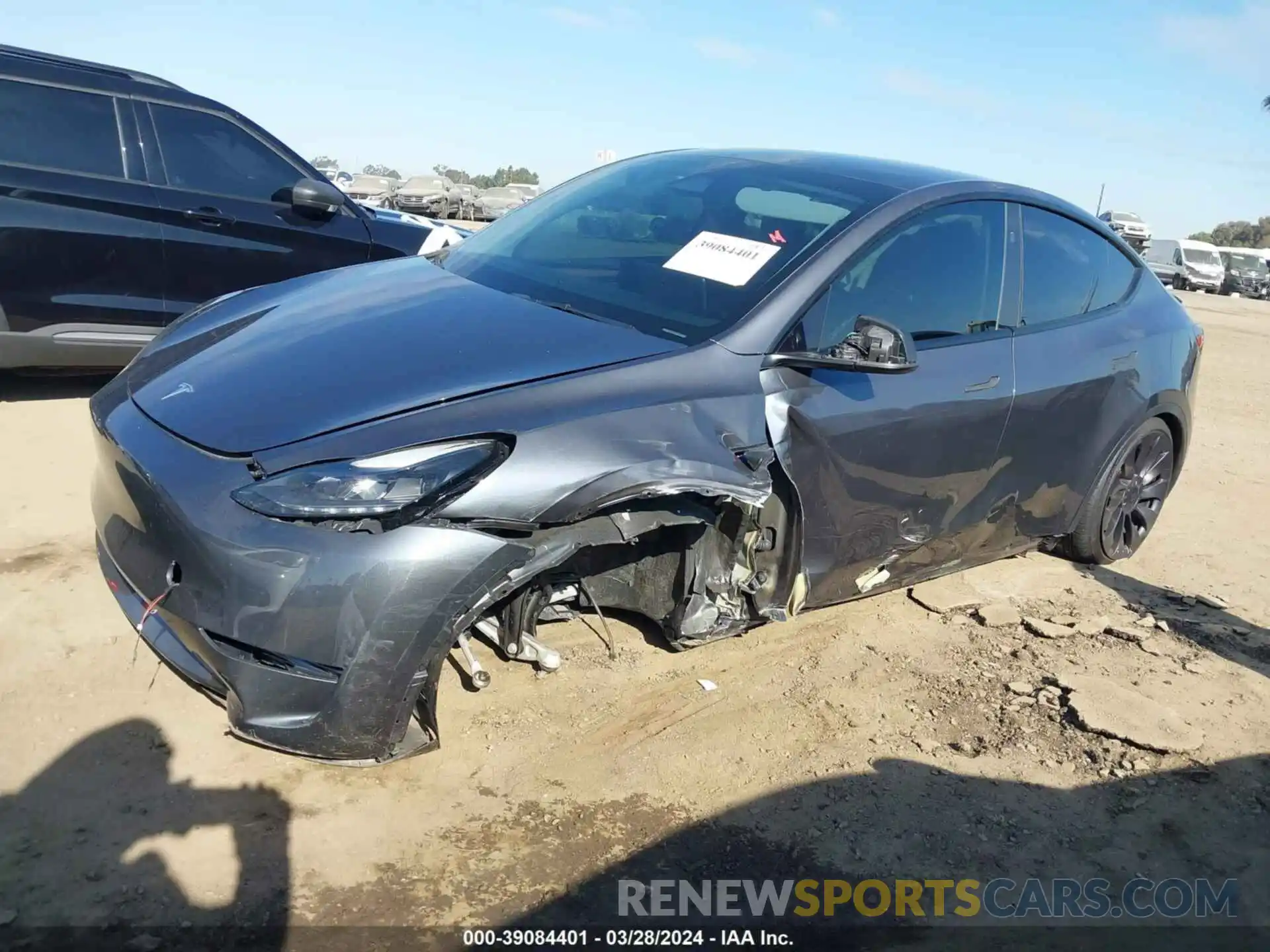 2 Photograph of a damaged car 7SAYGDEF8PF825429 TESLA MODEL Y 2023