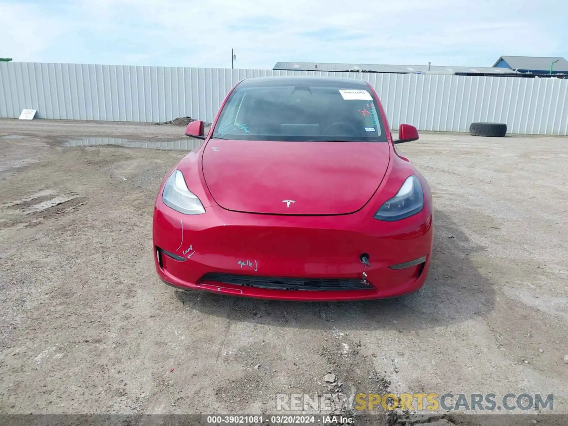 11 Photograph of a damaged car 7SAYGDEF9PF708393 TESLA MODEL Y 2023