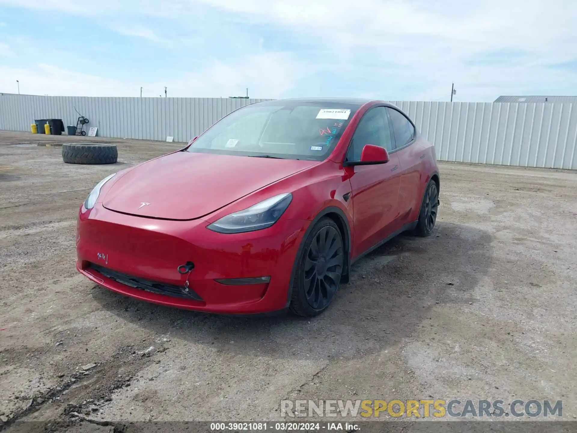 2 Photograph of a damaged car 7SAYGDEF9PF708393 TESLA MODEL Y 2023