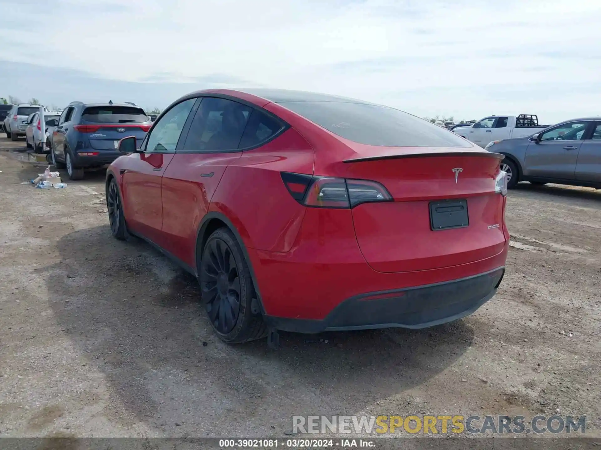 3 Фотография поврежденного автомобиля 7SAYGDEF9PF708393 TESLA MODEL Y 2023