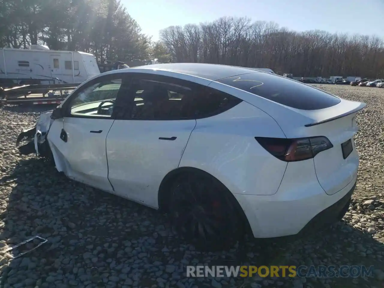 2 Photograph of a damaged car 7SAYGDEF9PF800328 TESLA MODEL Y 2023