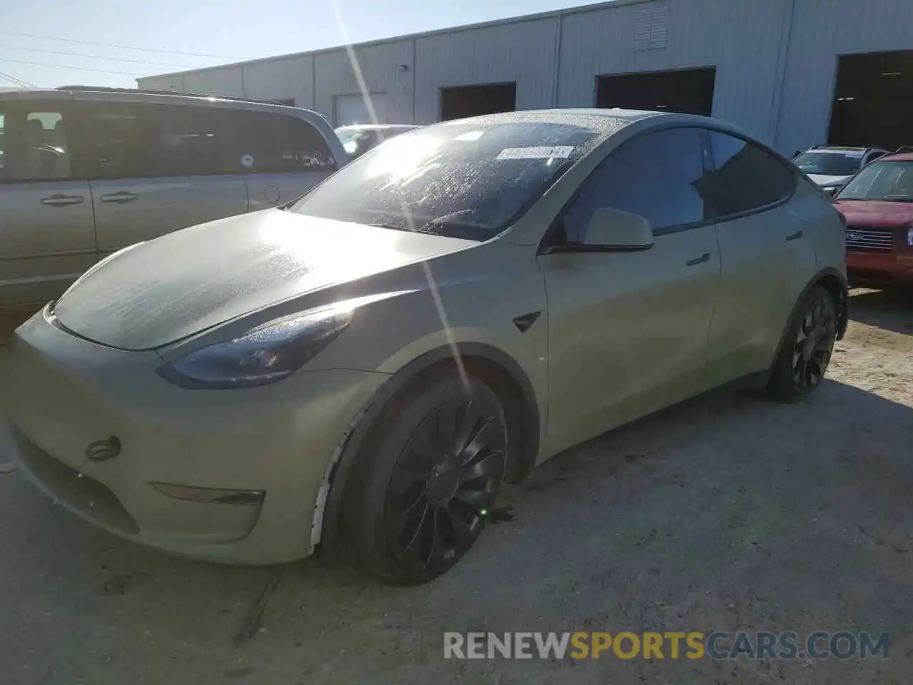 1 Photograph of a damaged car 7SAYGDEFXPF807224 TESLA MODEL Y 2023