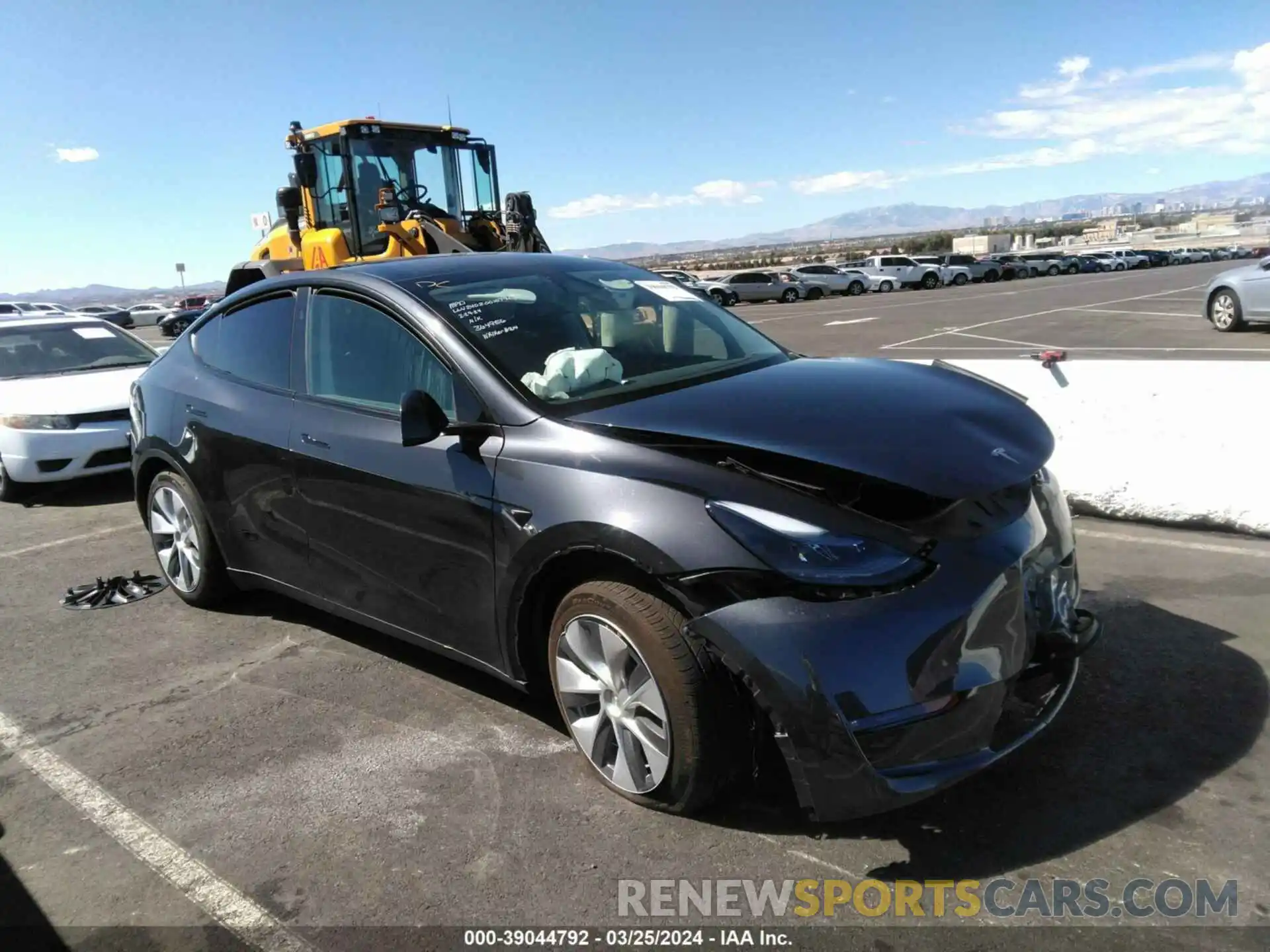 1 Photograph of a damaged car 7SAYGAEE1RF987153 TESLA MODEL Y 2024