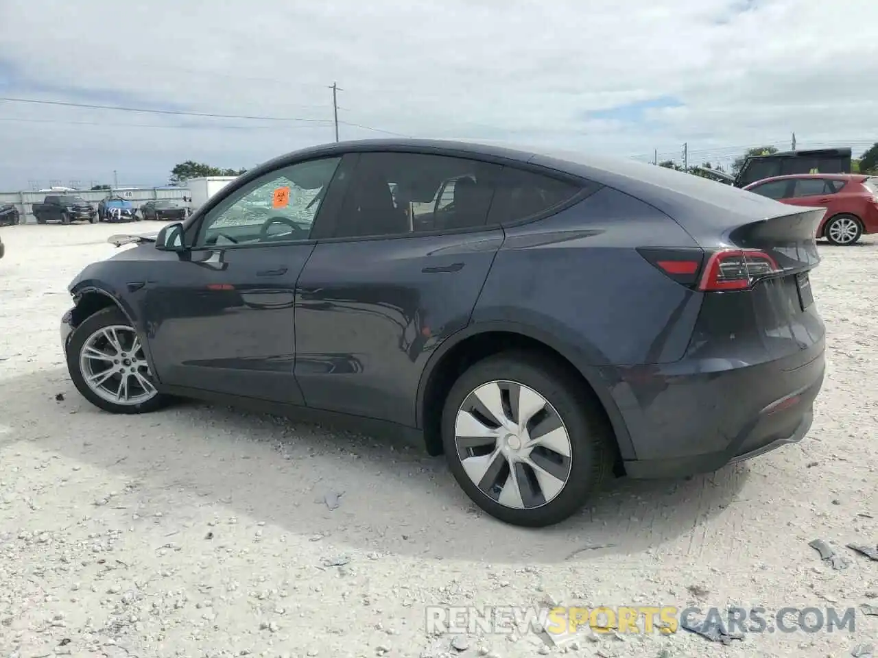 2 Photograph of a damaged car 7SAYGDEE6RA223619 TESLA MODEL Y 2024