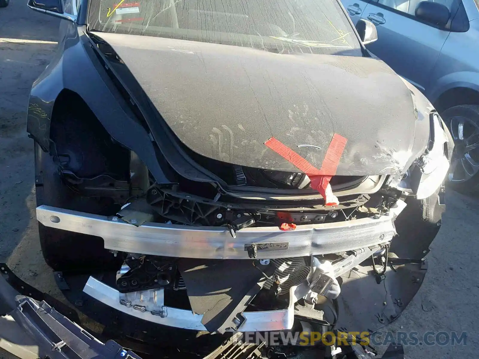 9 Photograph of a damaged car 5YJ3E1EA3KF297503 TESLA TESLA 2019