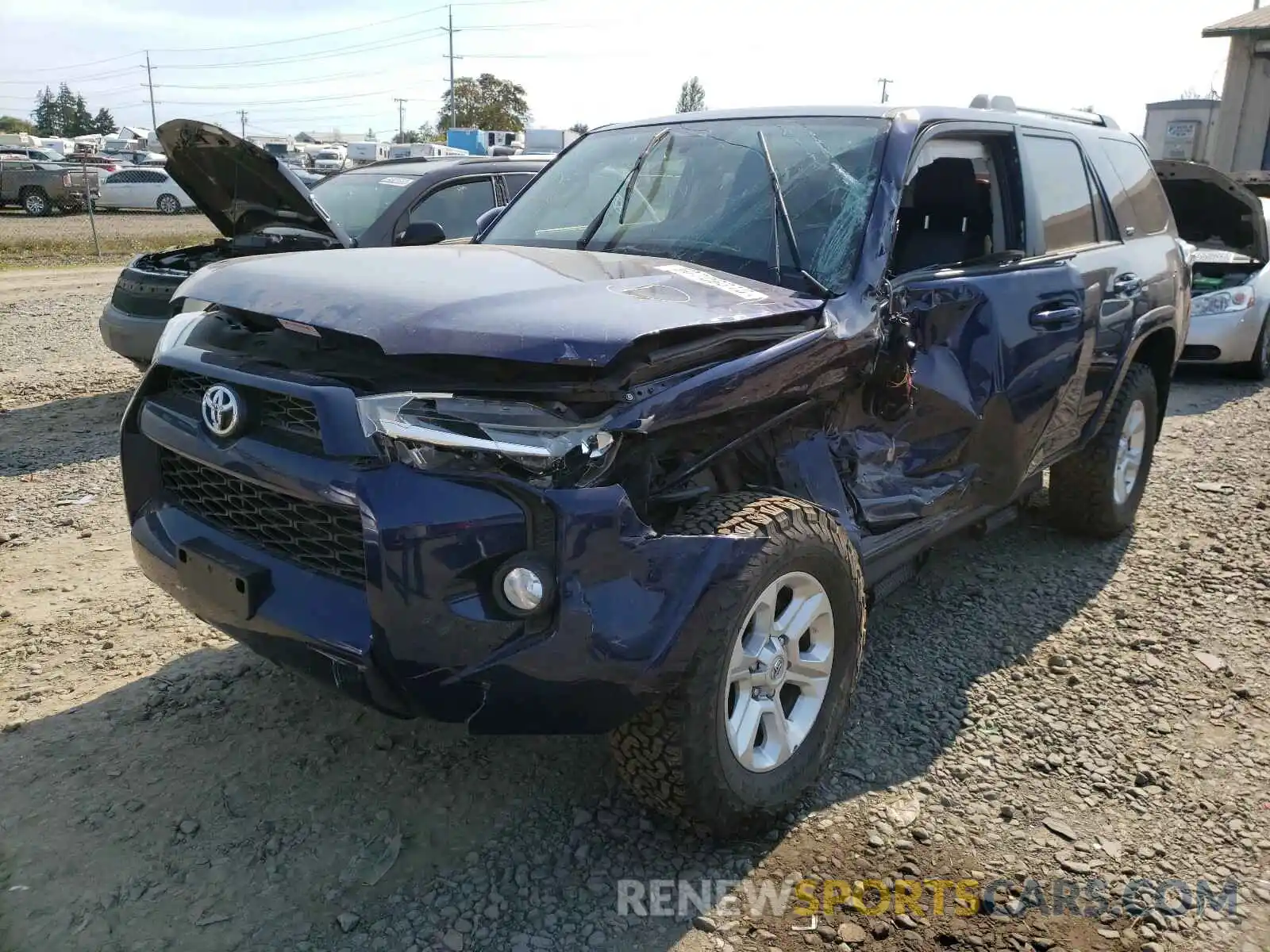 2 Photograph of a damaged car JTEB05JR5K5708897 TOYOTA 4RUNNER 2019