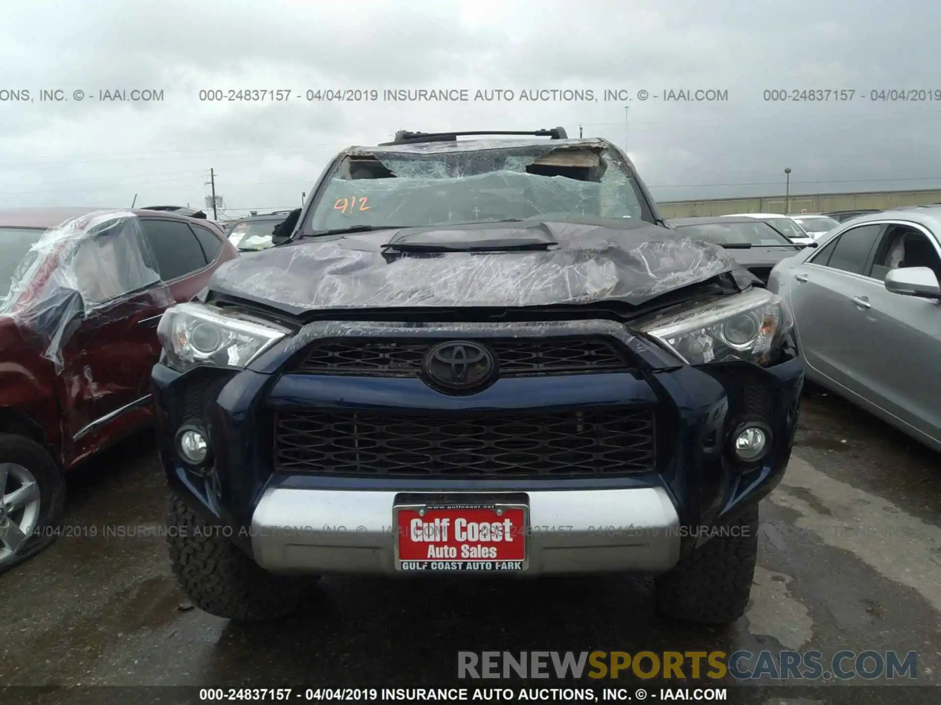 6 Photograph of a damaged car JTEBU5JR0K5616807 TOYOTA 4RUNNER 2019