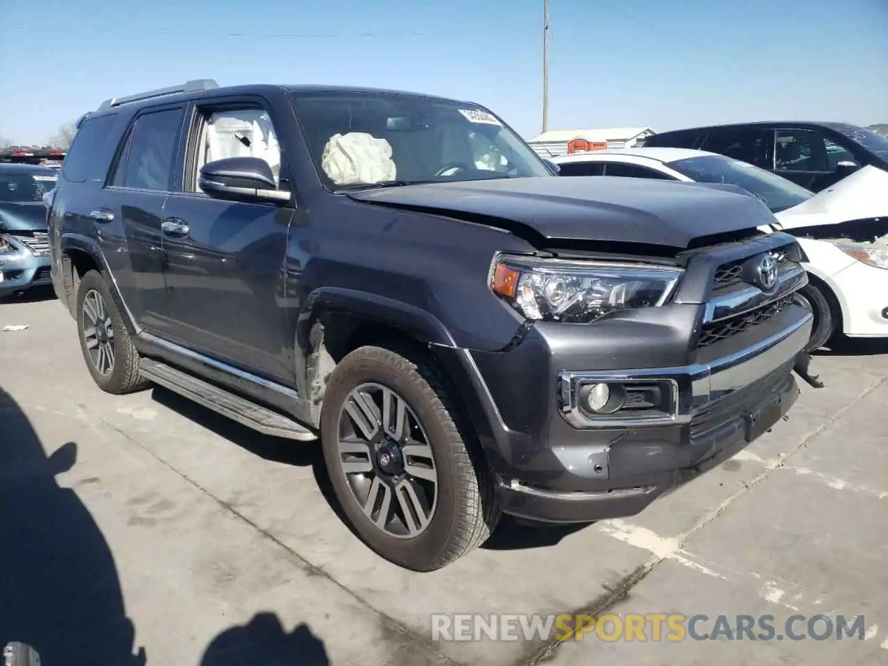 1 Photograph of a damaged car JTEBU5JR0K5617049 TOYOTA 4RUNNER 2019