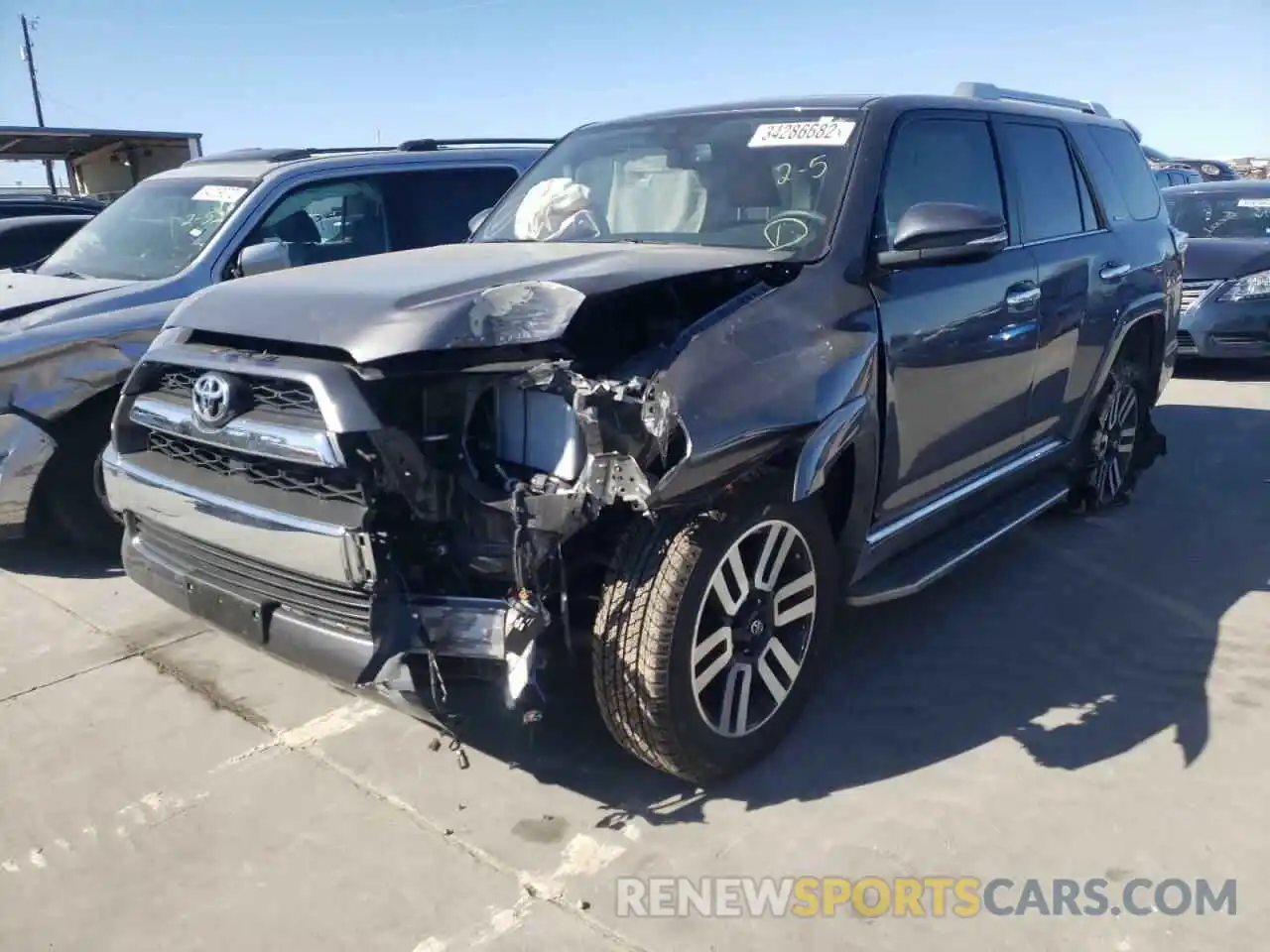 2 Фотография поврежденного автомобиля JTEBU5JR0K5617049 TOYOTA 4RUNNER 2019