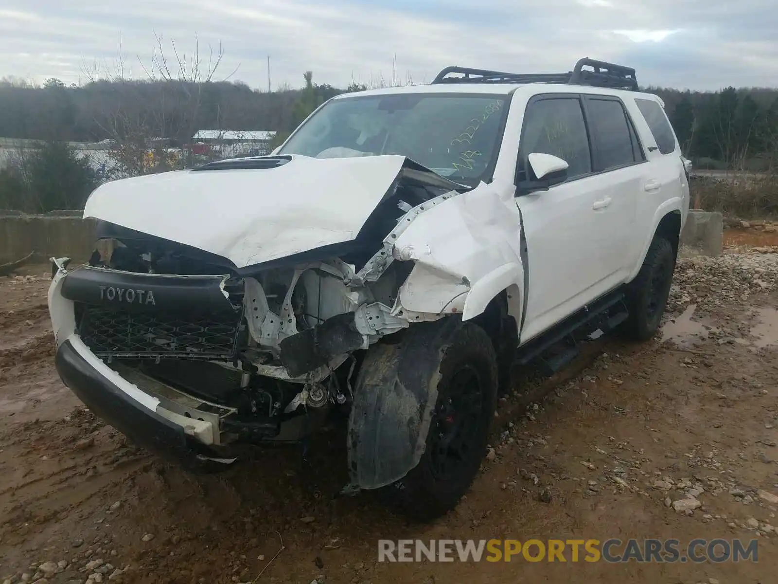 2 Photograph of a damaged car JTEBU5JR0K5620047 TOYOTA 4RUNNER 2019