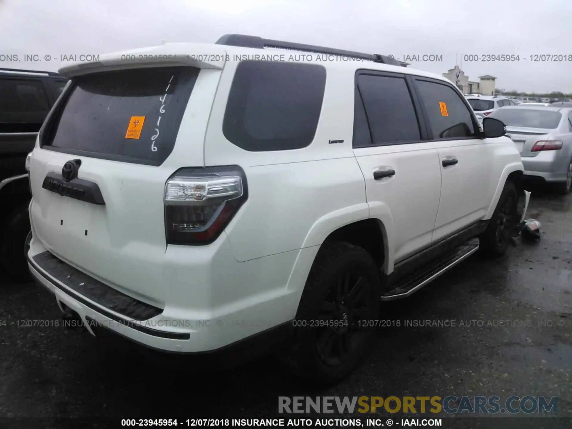 4 Фотография поврежденного автомобиля JTEBU5JR0K5621893 TOYOTA 4RUNNER 2019