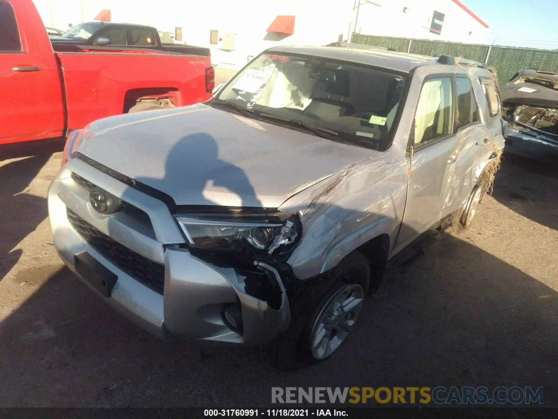 2 Photograph of a damaged car JTEBU5JR0K5626494 TOYOTA 4RUNNER 2019