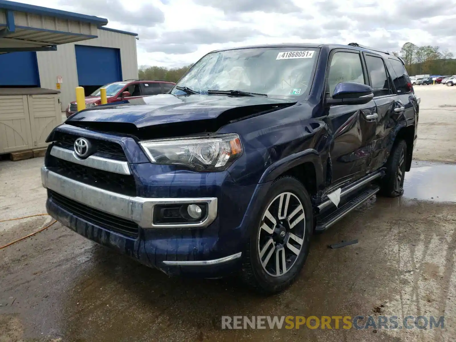 2 Photograph of a damaged car JTEBU5JR0K5626916 TOYOTA 4RUNNER 2019