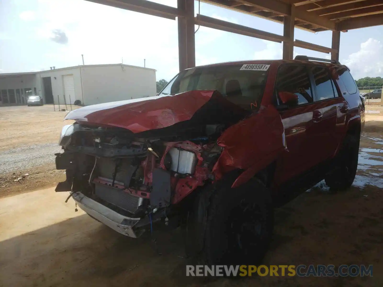 2 Photograph of a damaged car JTEBU5JR0K5631825 TOYOTA 4RUNNER 2019