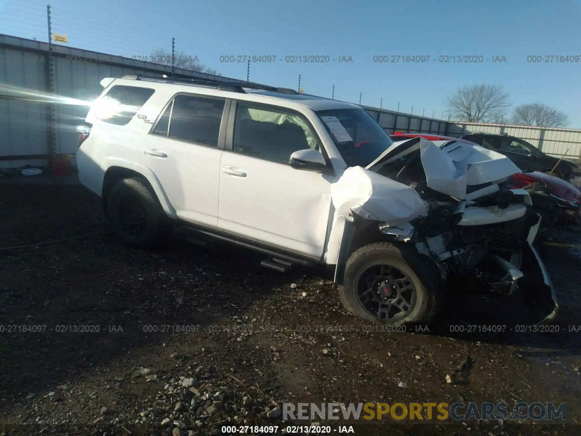 1 Photograph of a damaged car JTEBU5JR0K5632165 TOYOTA 4RUNNER 2019