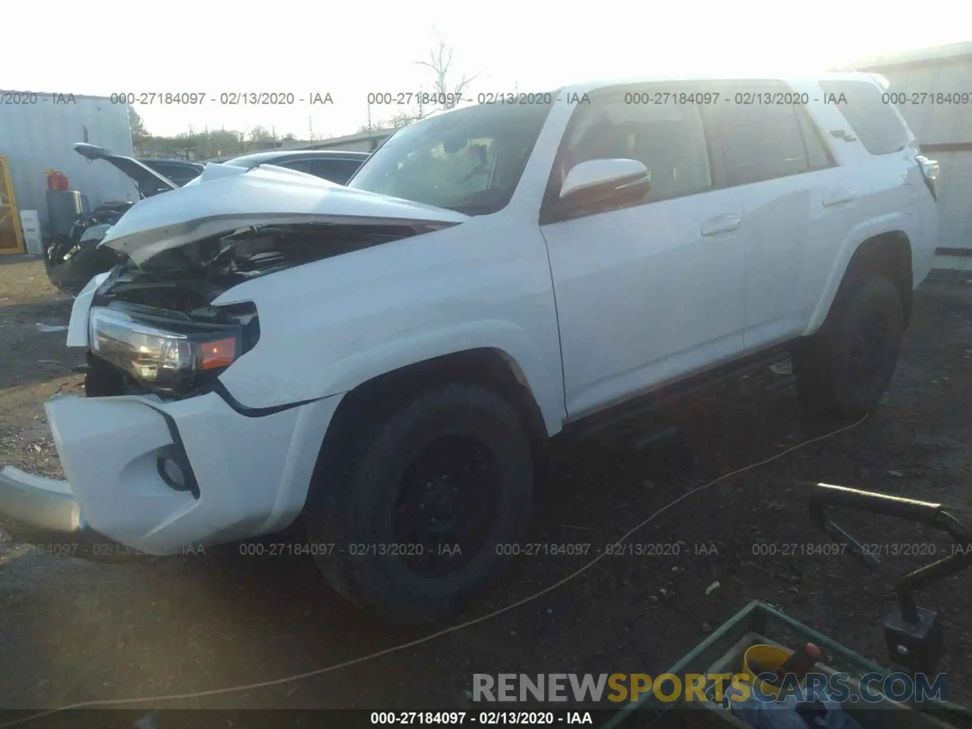 2 Photograph of a damaged car JTEBU5JR0K5632165 TOYOTA 4RUNNER 2019