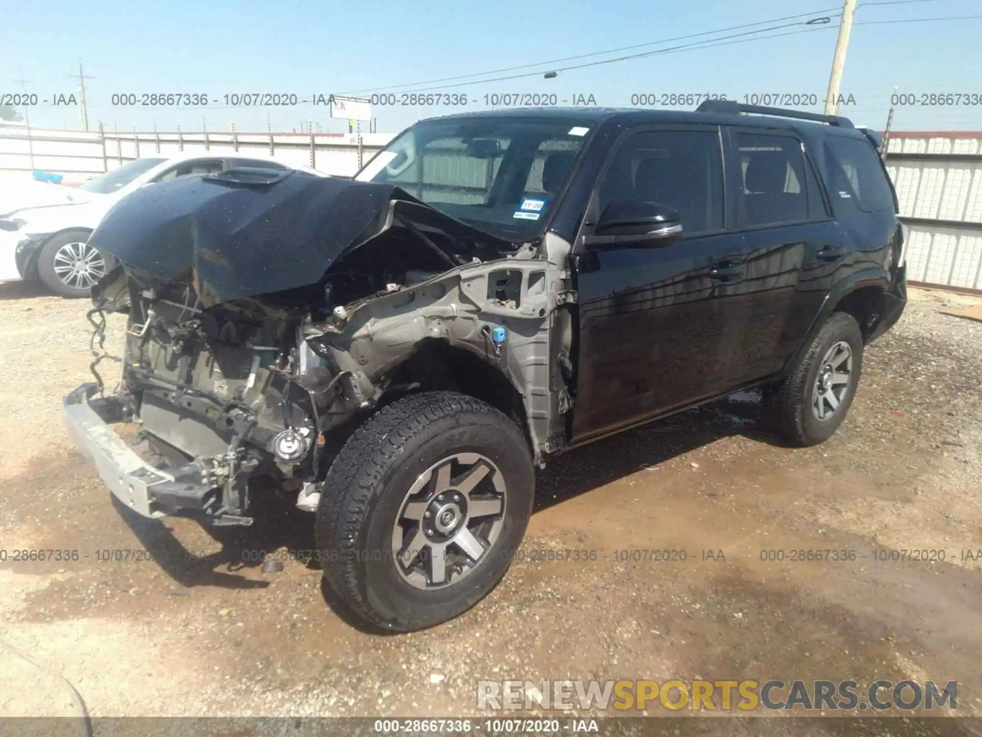 2 Photograph of a damaged car JTEBU5JR0K5636930 TOYOTA 4RUNNER 2019