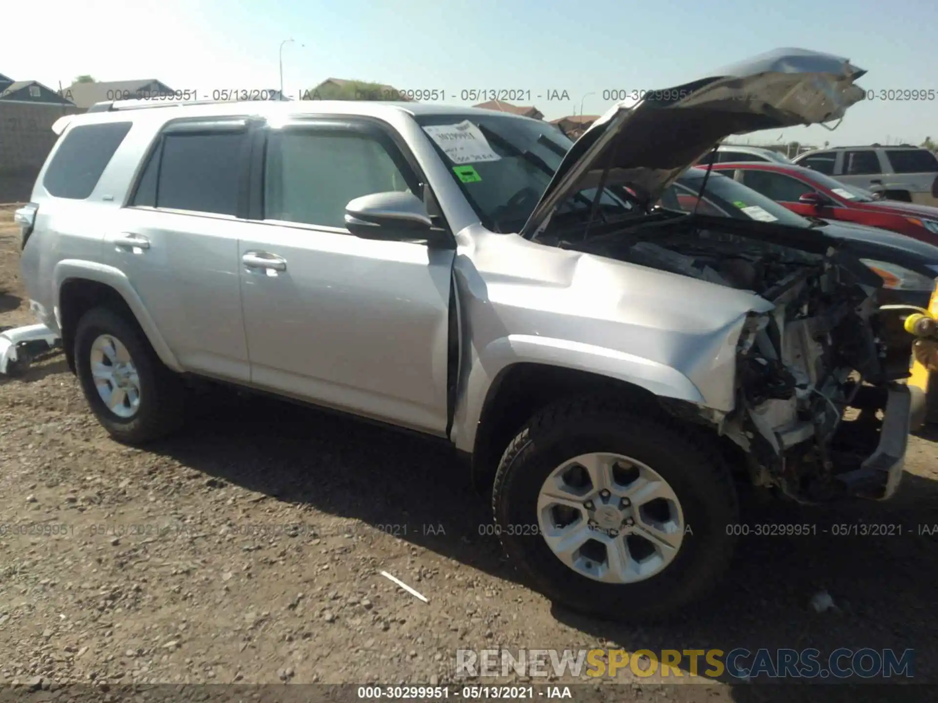 1 Photograph of a damaged car JTEBU5JR0K5640802 TOYOTA 4RUNNER 2019