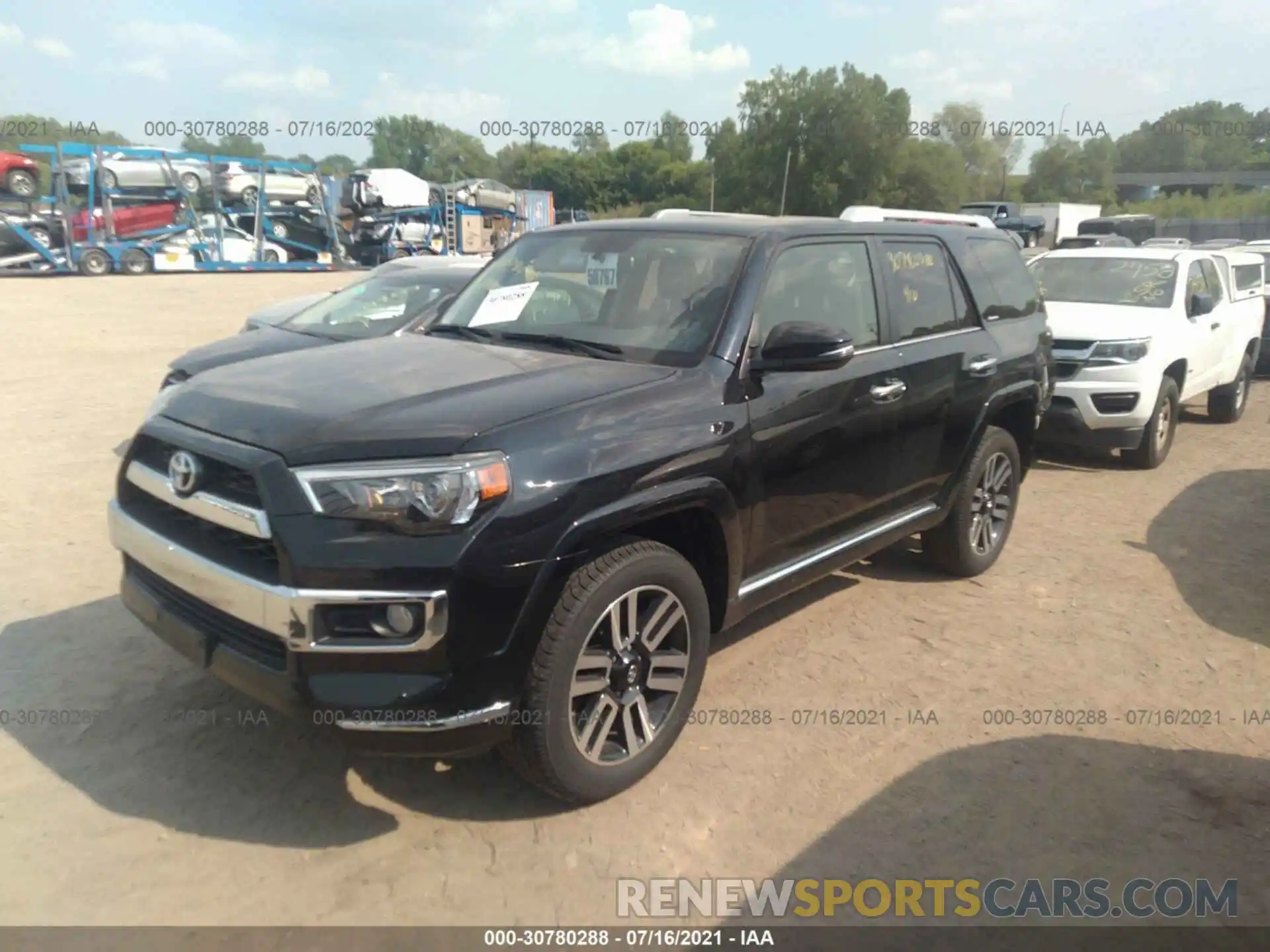 2 Photograph of a damaged car JTEBU5JR0K5641965 TOYOTA 4RUNNER 2019