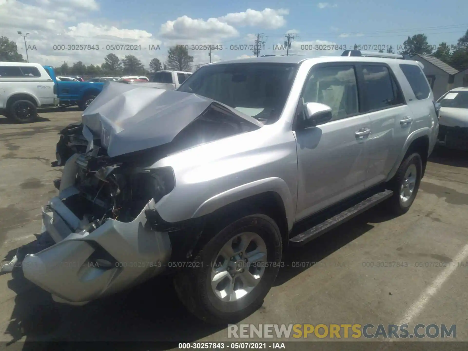 6 Фотография поврежденного автомобиля JTEBU5JR0K5642744 TOYOTA 4RUNNER 2019