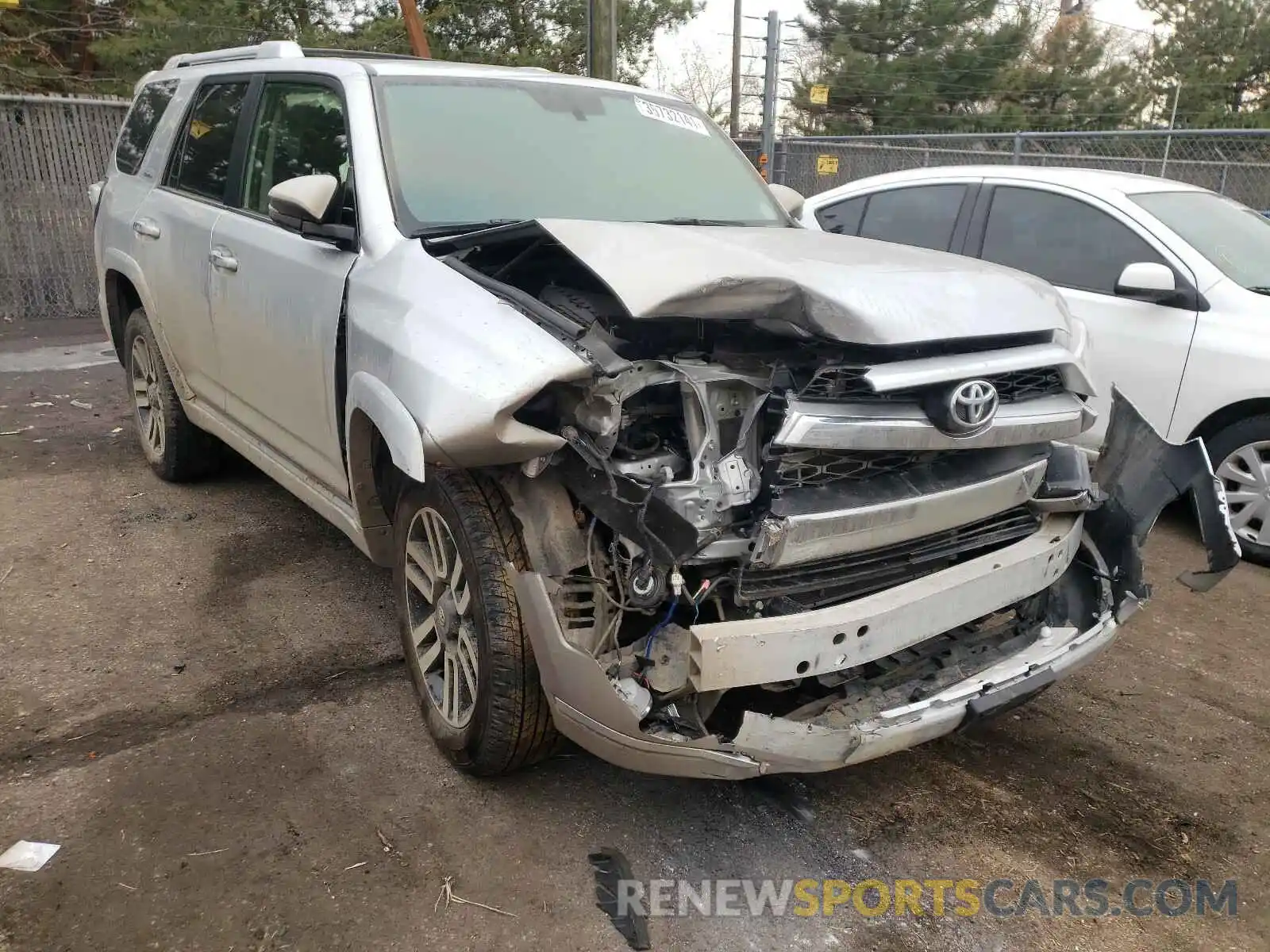 1 Photograph of a damaged car JTEBU5JR0K5644610 TOYOTA 4RUNNER 2019