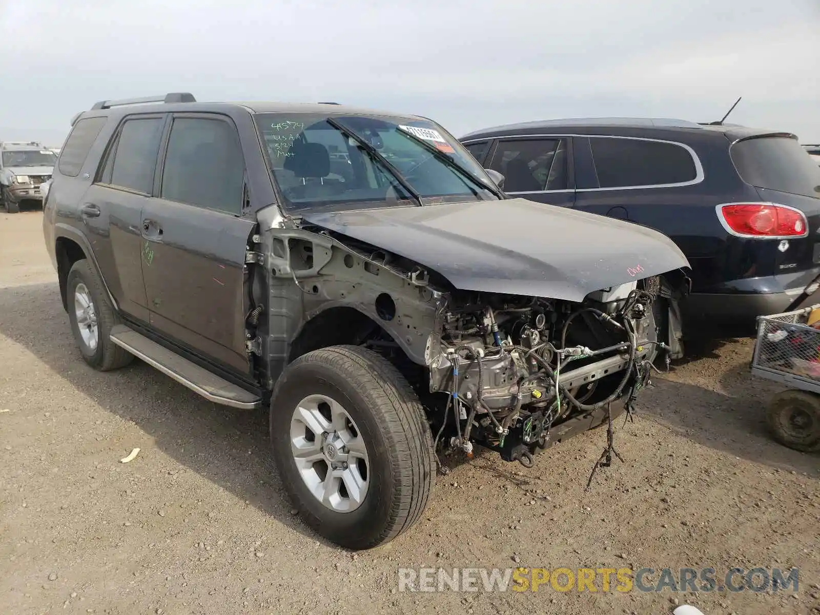 1 Photograph of a damaged car JTEBU5JR0K5645238 TOYOTA 4RUNNER 2019