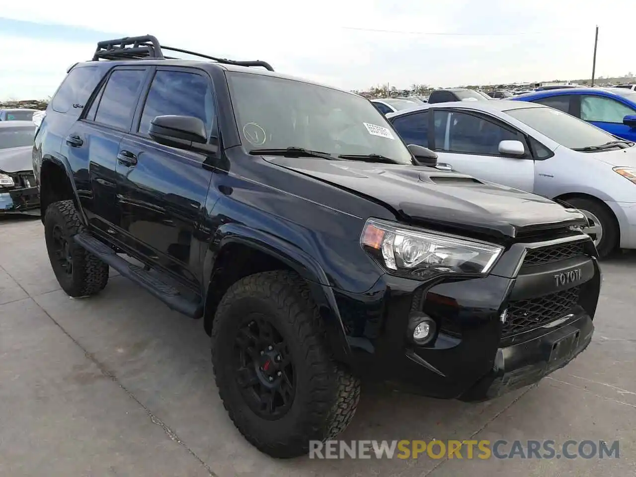 1 Photograph of a damaged car JTEBU5JR0K5653663 TOYOTA 4RUNNER 2019