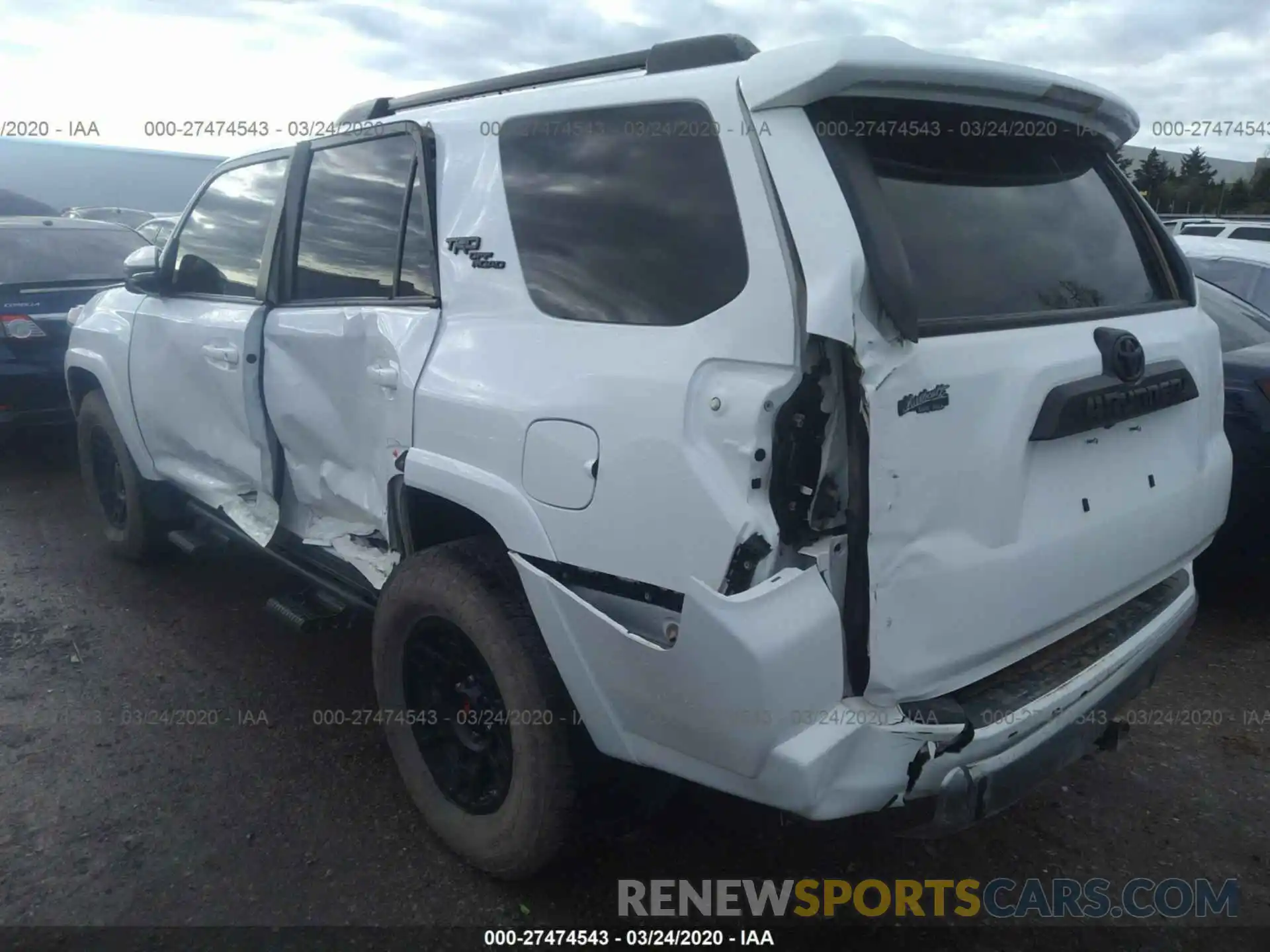 3 Photograph of a damaged car JTEBU5JR0K5655039 TOYOTA 4RUNNER 2019