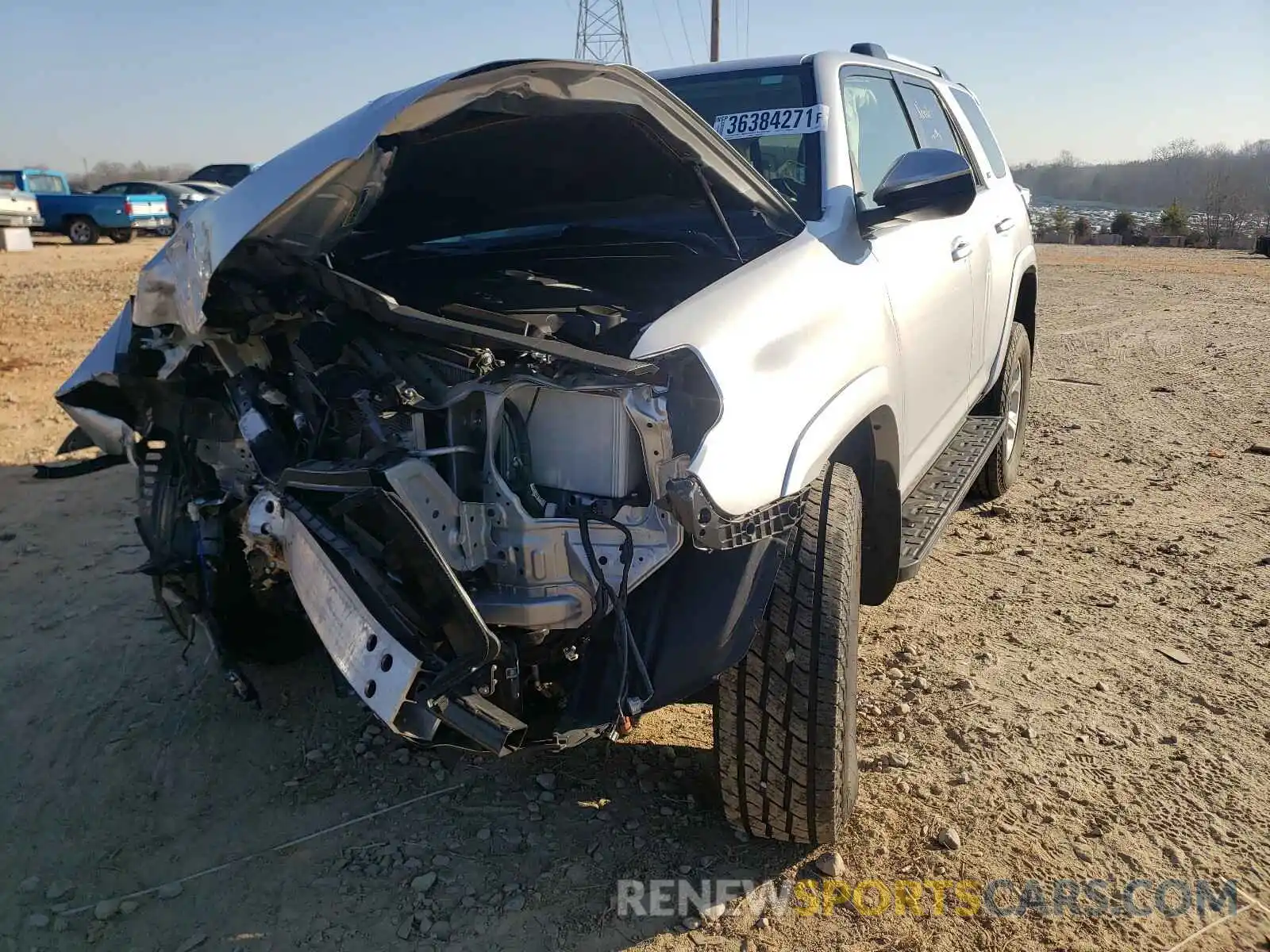 2 Photograph of a damaged car JTEBU5JR0K5655297 TOYOTA 4RUNNER 2019