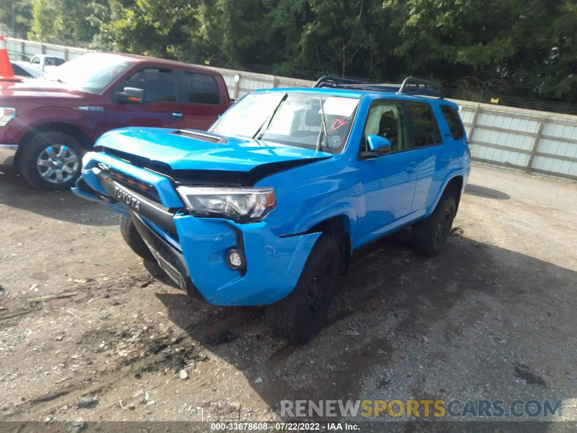 2 Photograph of a damaged car JTEBU5JR0K5657759 TOYOTA 4RUNNER 2019