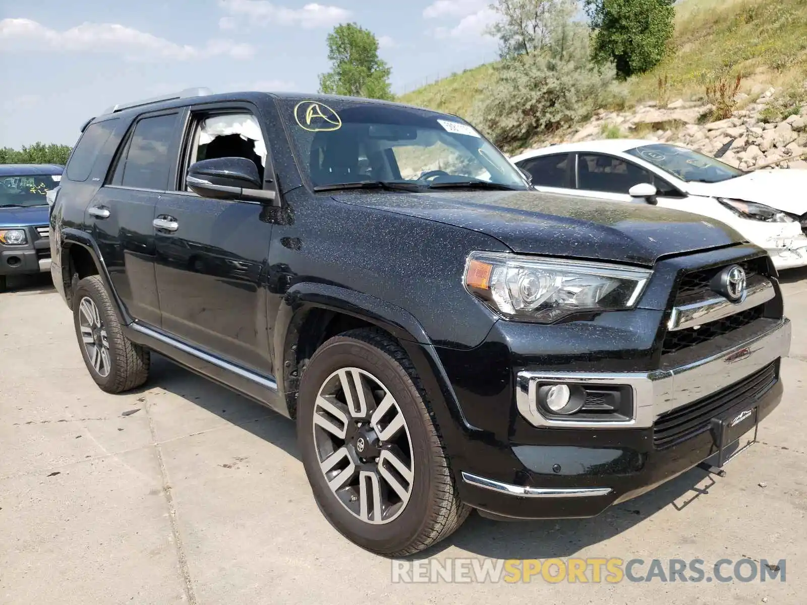 1 Photograph of a damaged car JTEBU5JR0K5658944 TOYOTA 4RUNNER 2019