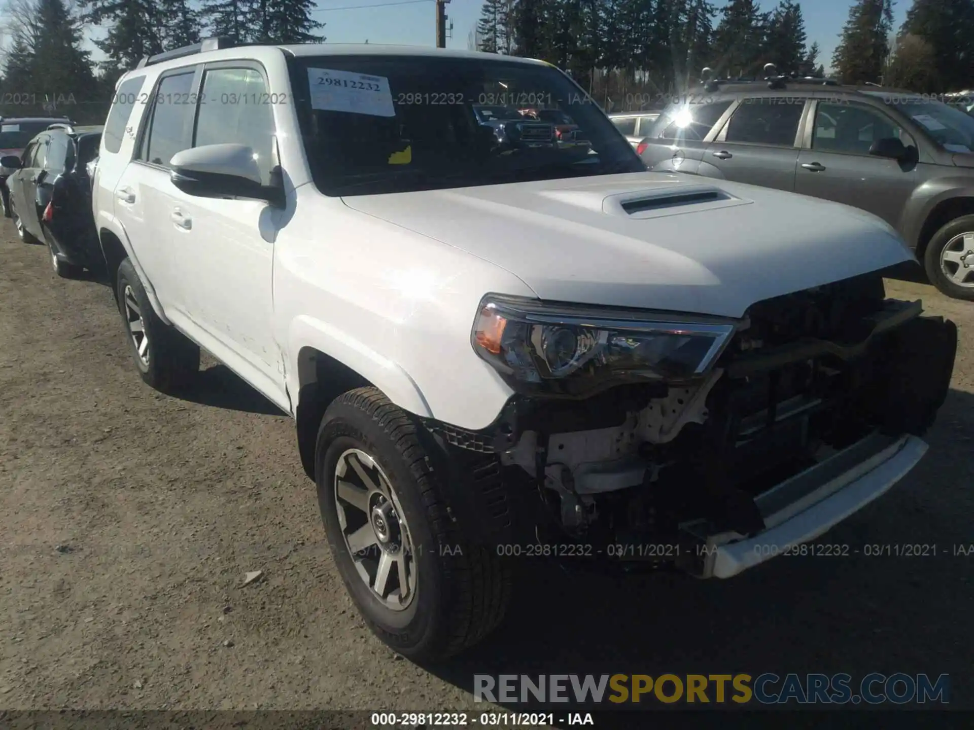 1 Photograph of a damaged car JTEBU5JR0K5659334 TOYOTA 4RUNNER 2019