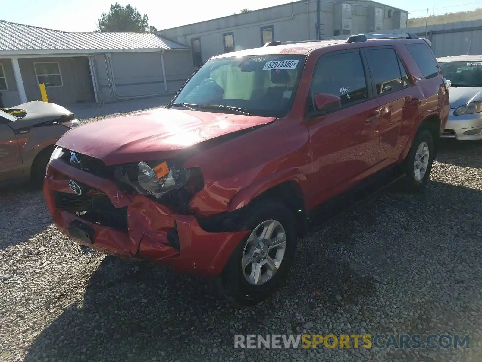 2 Photograph of a damaged car JTEBU5JR0K5661553 TOYOTA 4RUNNER 2019