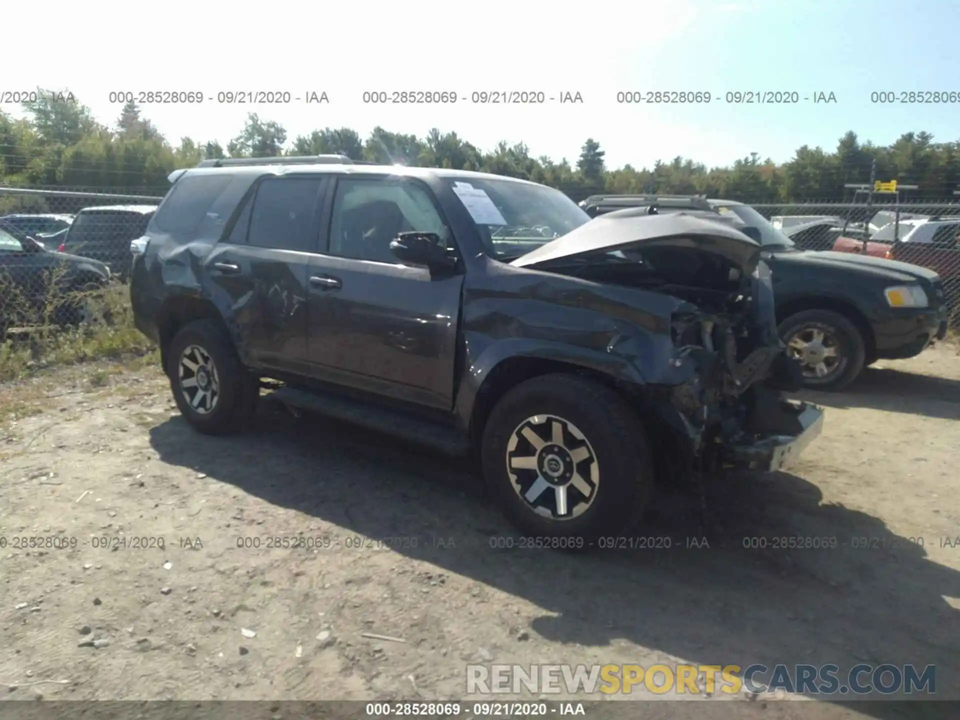 1 Photograph of a damaged car JTEBU5JR0K5663853 TOYOTA 4RUNNER 2019