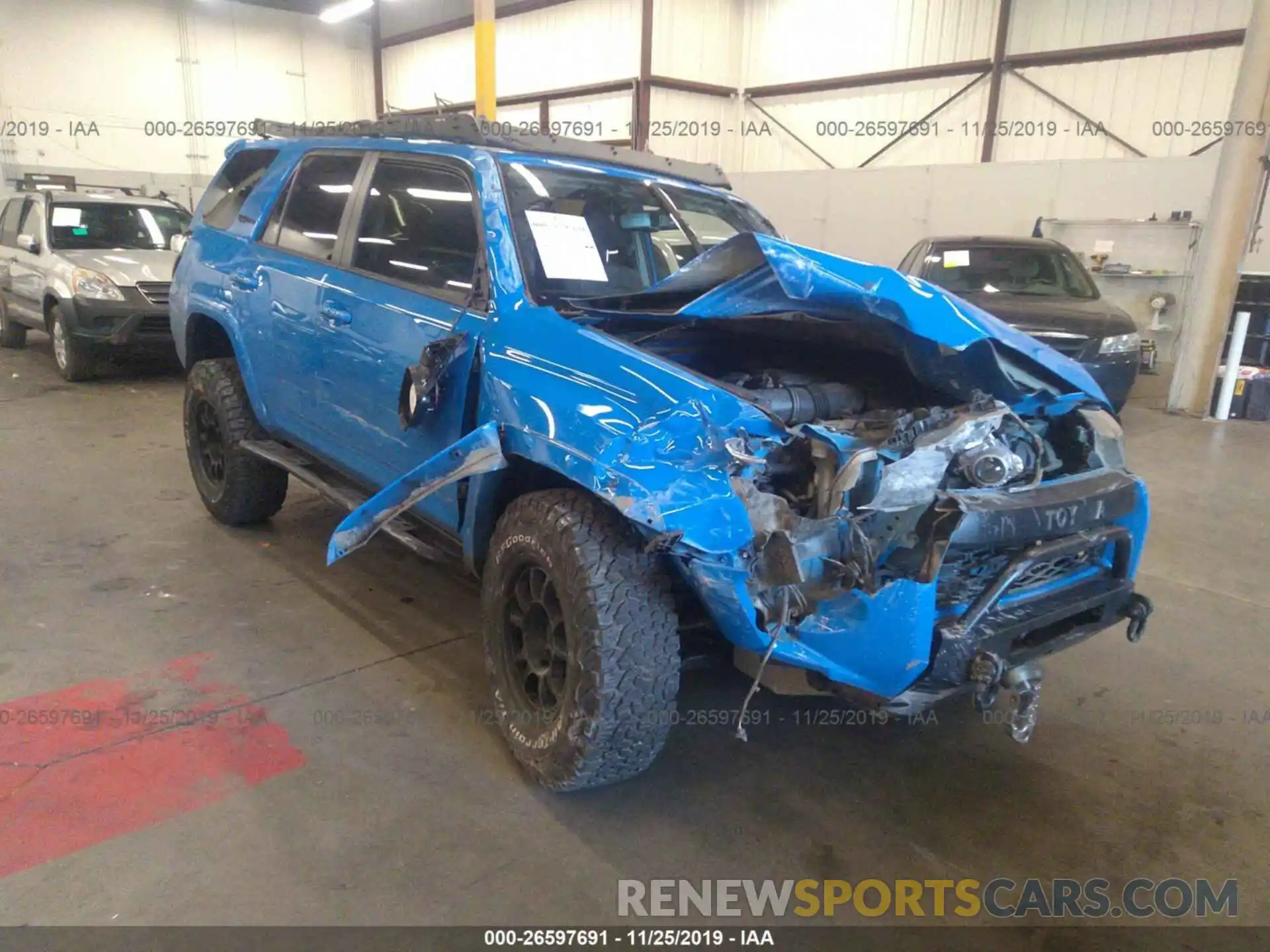 1 Photograph of a damaged car JTEBU5JR0K5664582 TOYOTA 4RUNNER 2019