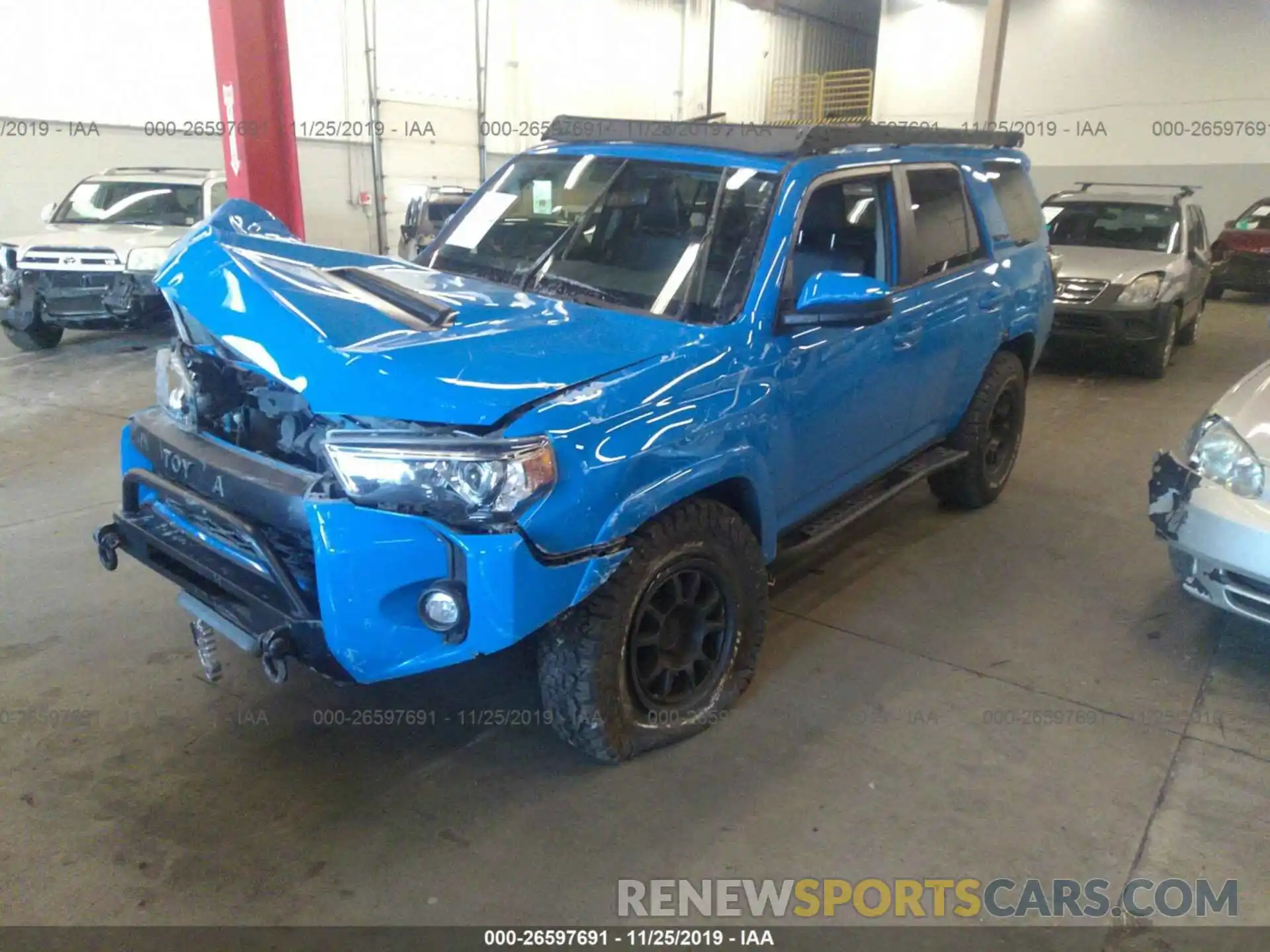 2 Photograph of a damaged car JTEBU5JR0K5664582 TOYOTA 4RUNNER 2019