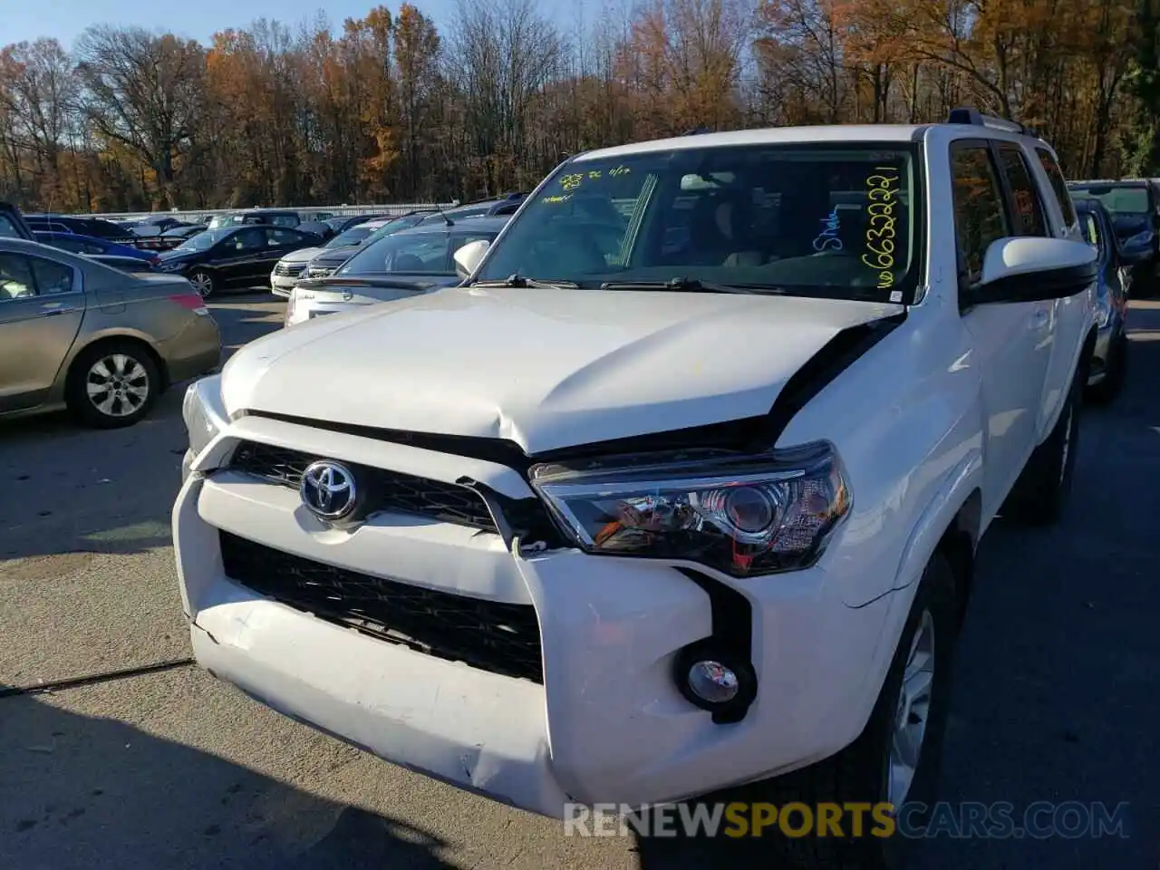 2 Photograph of a damaged car JTEBU5JR0K5667952 TOYOTA 4RUNNER 2019