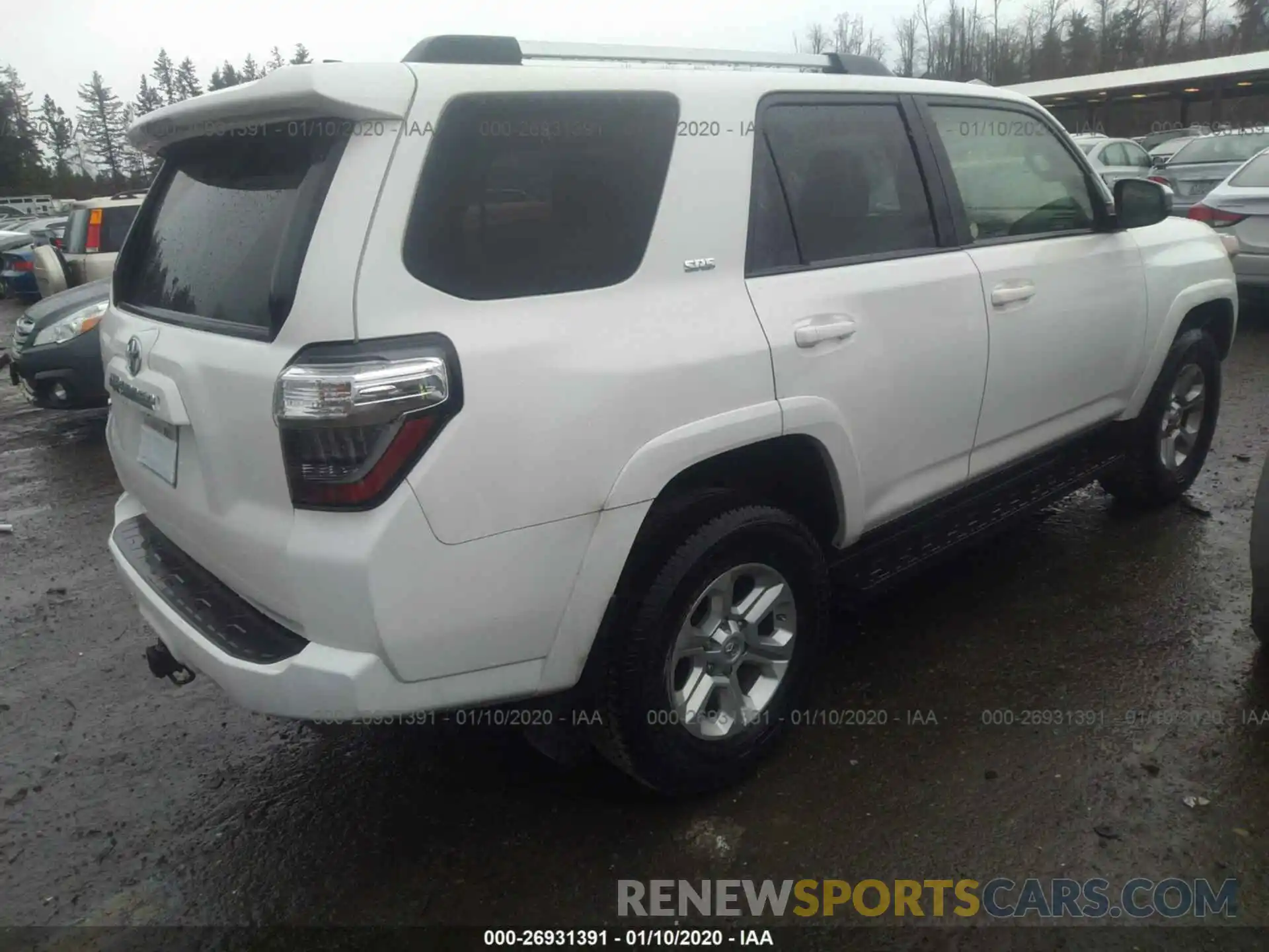 4 Photograph of a damaged car JTEBU5JR0K5670253 TOYOTA 4RUNNER 2019