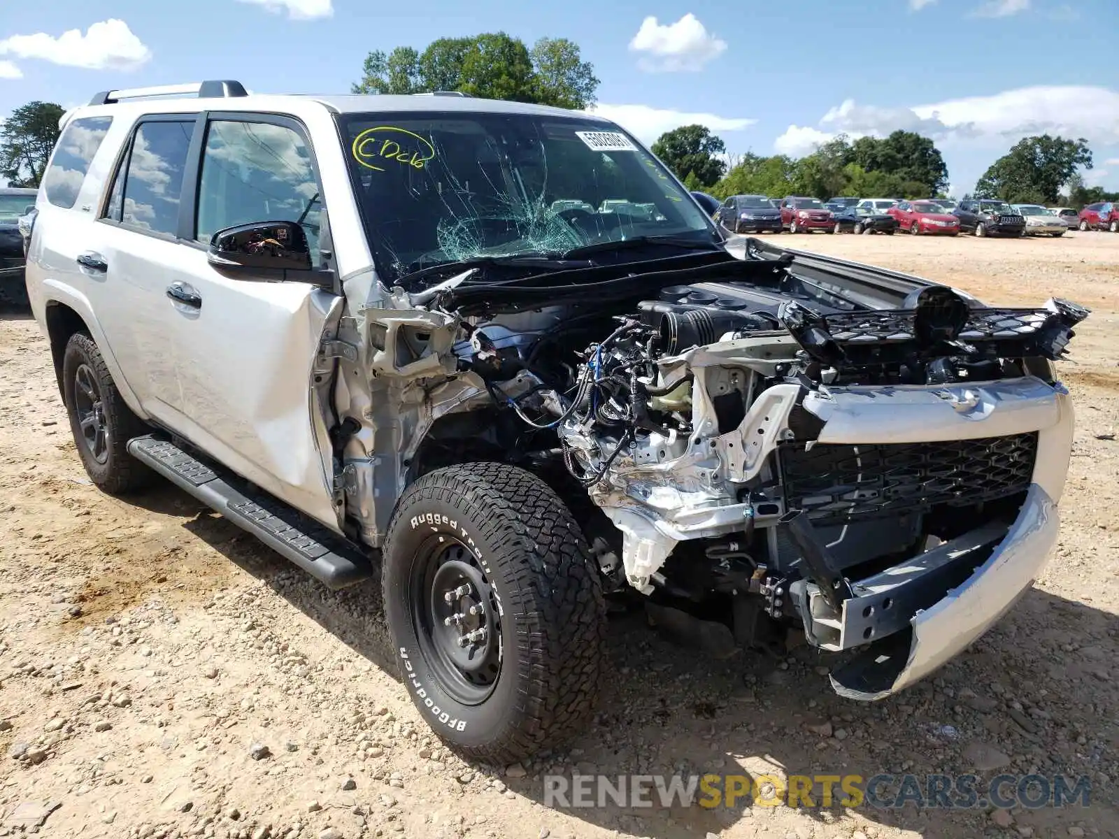 1 Photograph of a damaged car JTEBU5JR0K5672505 TOYOTA 4RUNNER 2019