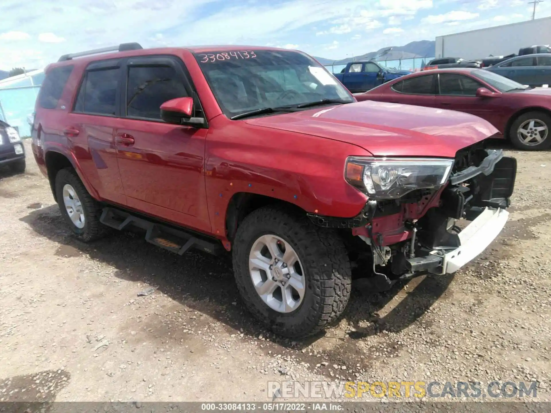 1 Photograph of a damaged car JTEBU5JR0K5673699 TOYOTA 4RUNNER 2019