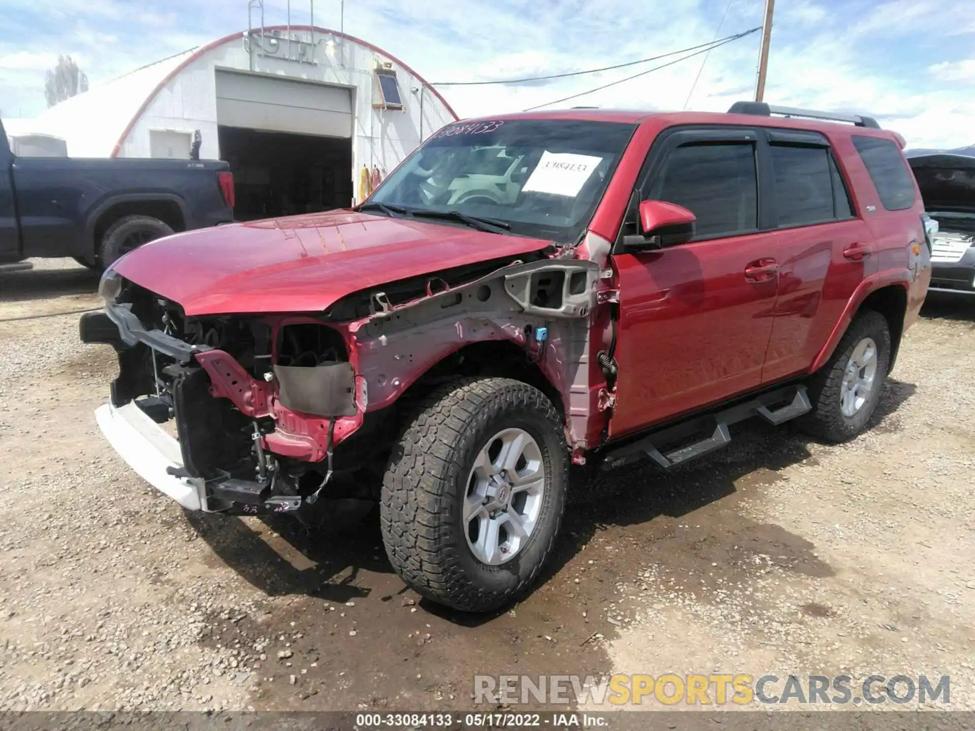 2 Photograph of a damaged car JTEBU5JR0K5673699 TOYOTA 4RUNNER 2019