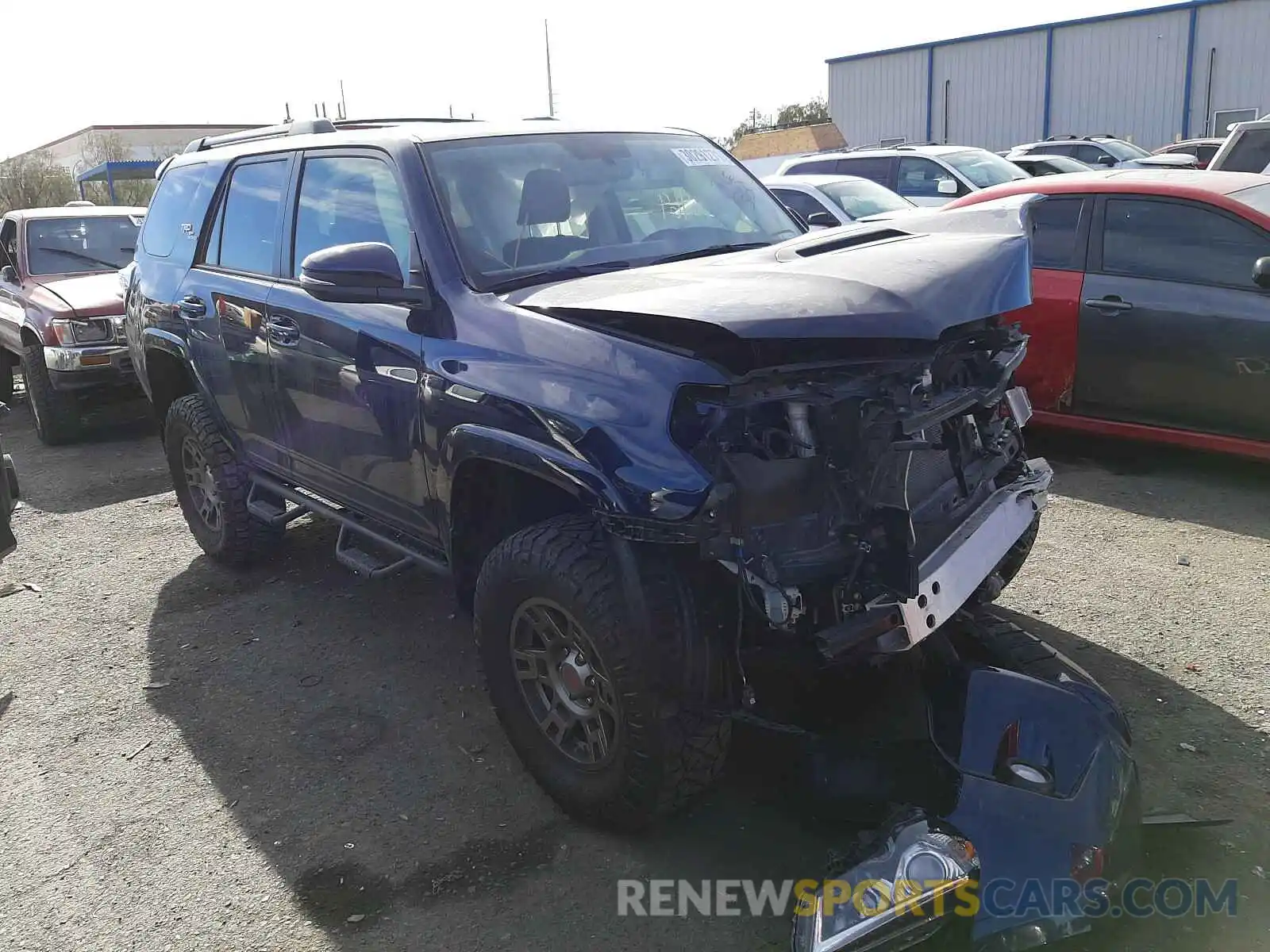 1 Photograph of a damaged car JTEBU5JR0K5673878 TOYOTA 4RUNNER 2019